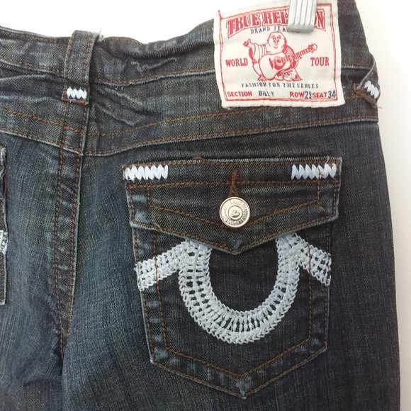 True Religion Billy jeans low rise 29x34 - Picture 3 of 8